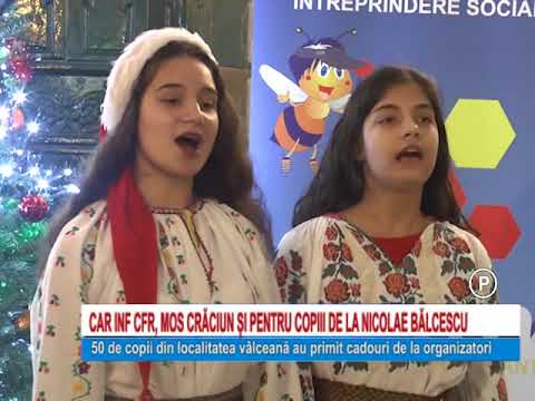 CAR INF CFR, Mos Crăciun și pentru copii de la Nicolae Bălcescu
