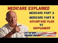 Medicare-Explained Parts A & B  (Advantage vs Supplement)