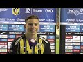 Reacties Oussama Darfalou en Enzo Cornelisse na Vitesse-Fortuna Sittard