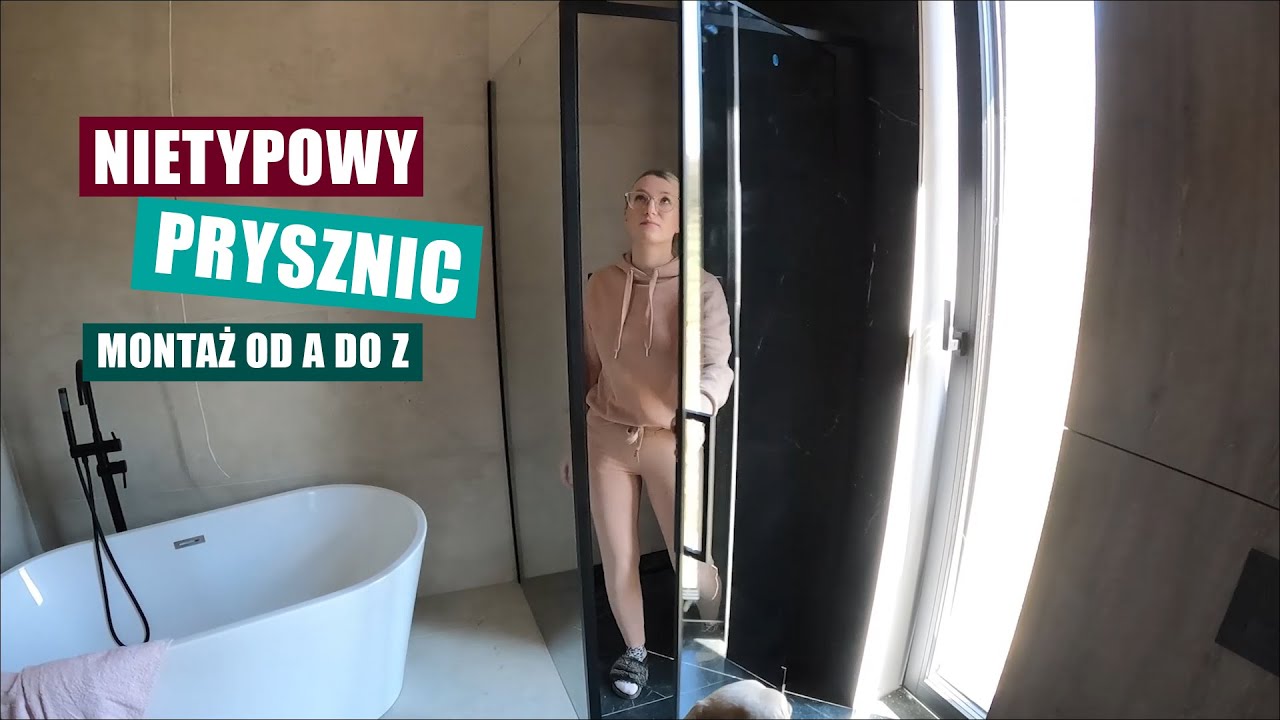 Nietypowy prysznic bez brodzika. Jak zamontować kabinę prysznicową od A do Z.