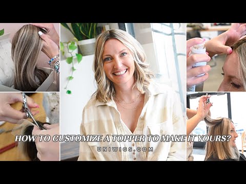 Hair topper review | How to customize a topper to make...