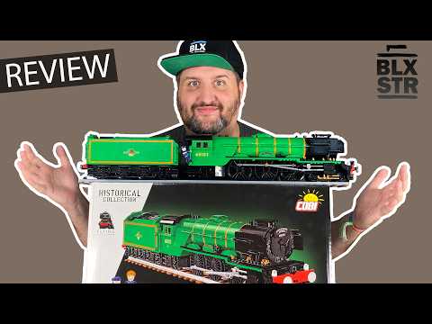 COBI-6292 🚂 FLYING SCOTSMAN BRITISH STEAM LOCOMOTIVE  ▶️ UNBOXING, SPEED BUILD & REVIEW