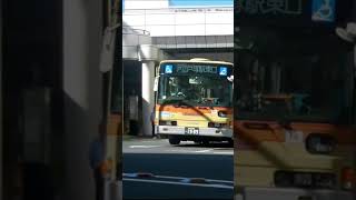 20191005🟥🟨🟧神奈中バス舞岡営お33(横浜200か1989/PJ-MP37JK)🚌戸塚駅東口にて #神奈川中央交通 #shorts