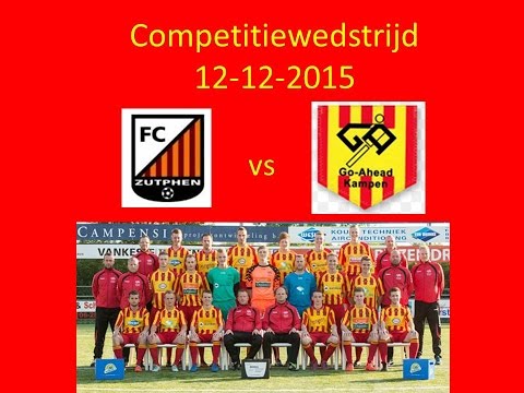 Samenvatting Fc Zutphen - Go-Ahead Kampen van 12 december 2015