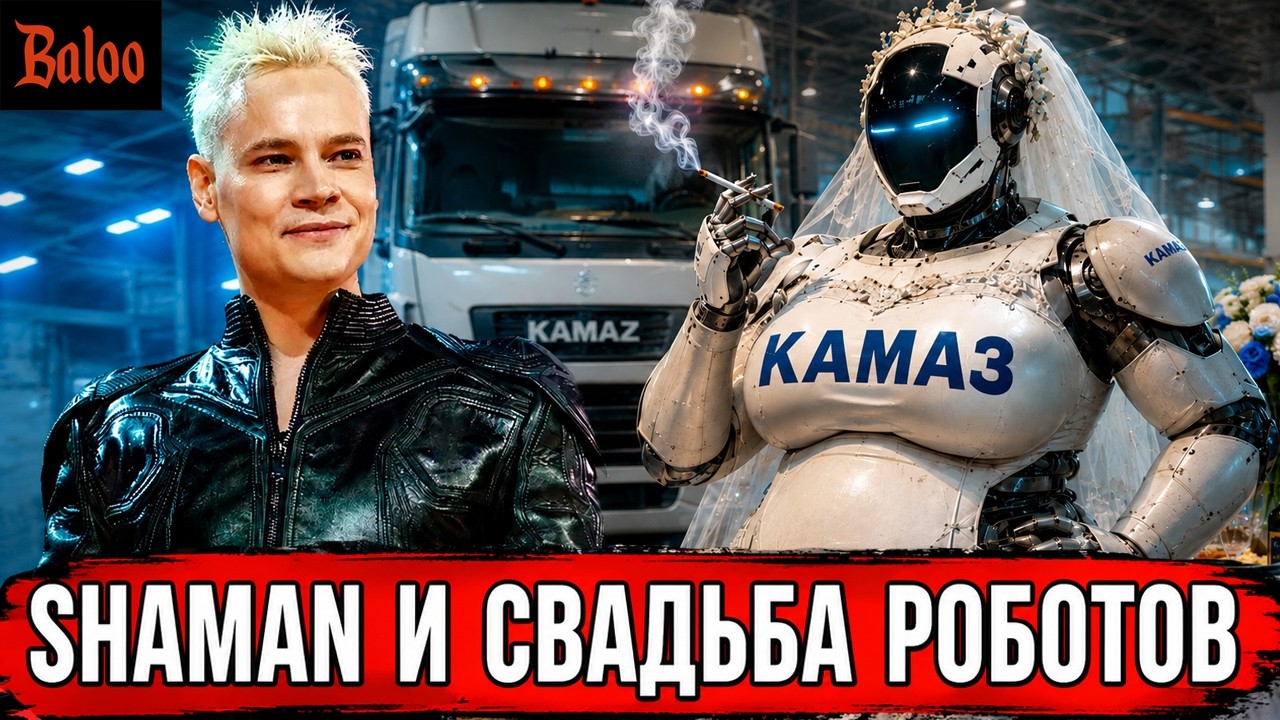 СОЛОВЬИНЫЙ ПОМЕТ№432/SHAMAN УПАЛ НА СЦЕНЕ; АНТРОПОМОРФ ОТ КАМАЗА; СВАДЬБА РОБОТО
