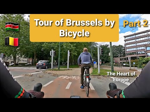 Tour of Brussels by Bicycle (The Heart of Europe) Part 2