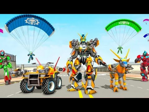 Goat Robot Transforming ATV Bike Robot City Rescue Mission Android Gameplay
