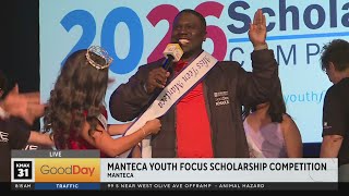 Ryan shows poise and grace at the Manteca Youth Focus Scholarship Competition!