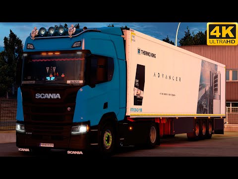 [G29] ETS2 (4K 60FPS) | SCANIA R500 | GUARDA 🇵🇹 - GIJÓN 🇪🇸 | NIGHT DRIVE