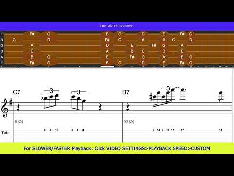 312 SLOW Blues Shuffle JAM TRACK in G for GUITAR