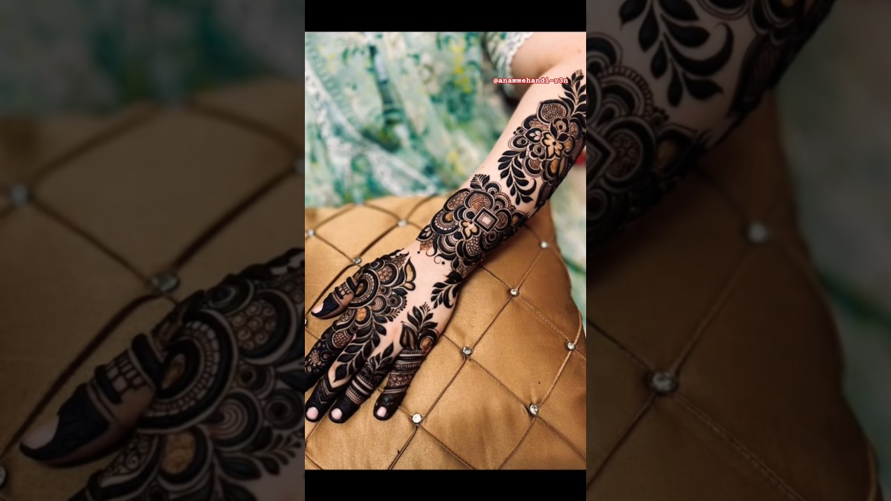🌿New trending mehandidesign💗🥀#beautifulmehndi #trendingshorts #trendingmehndi #hennadesigns #henaart
