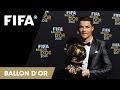 Cristiano Ronaldo tears up at Ballon d'Or