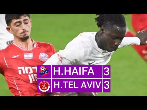 HAPOEL HAIFA 3 X 3 HAPOEL TEL AVIV (MELHORES MOMENTOS) LIGAT HA'AL 25/26 RODADA 18