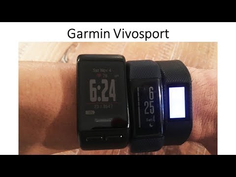 garmin vivosport vs fitbit charge 3