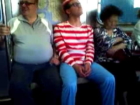 where's waldo on new york city subway train
