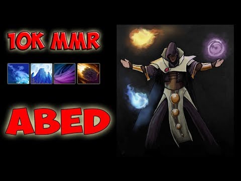 Abed real 10k MMR Invoke Perfect magic show dota 2