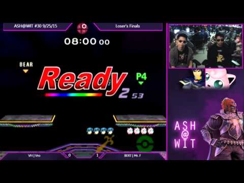 VH | Vro (Marth) vs BERT | Mr. F (Puff) - ASH@WIT #30 Melee Loser's Finals