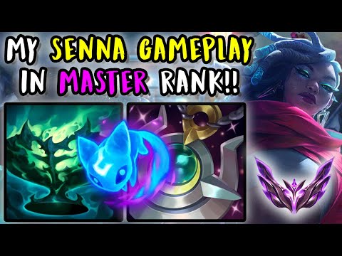 My Senna Gameplay in Master Rank!! | Master Support | Patch 25.23