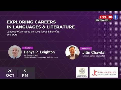 Career in Languages and Literatures by Mr. Jitin Chawla and Denys P. Leighton, Professor