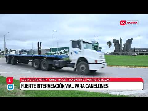 Fuerte intervención vial y corredores de transporte BRT anunció la ministra Etcheverry para Canelone