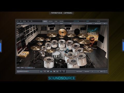 Toontrack Superior Drummer 3 - Area 33 Origin SDX