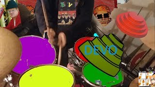 Devo - Wiggly World (Drum Cover)
