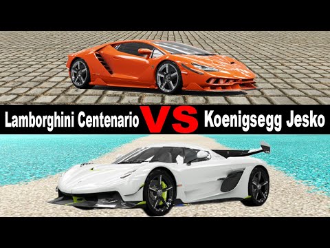 Lamborghini Centenario VS Koenigsegg Jesko - Super Car Drag Race - Forza Horizon 4