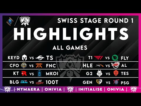Worlds Highlights ALL GAMES Day 1 | Worlds Swiss Stage 2025