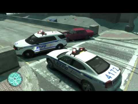 LCPDFR GTA 4 Long Chase With NYPD Ends In Front Of International Airport