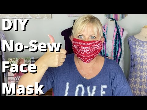 DIY No Sew Face Mask Easy and Quick for Anyone
