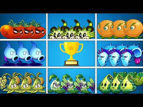 PvZ 2 Plant Vs Plant - Tournament 8 Best Plants - Who Will Win?