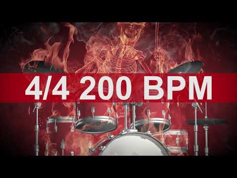 🔴 200 BPM Heavy Drums Metronome