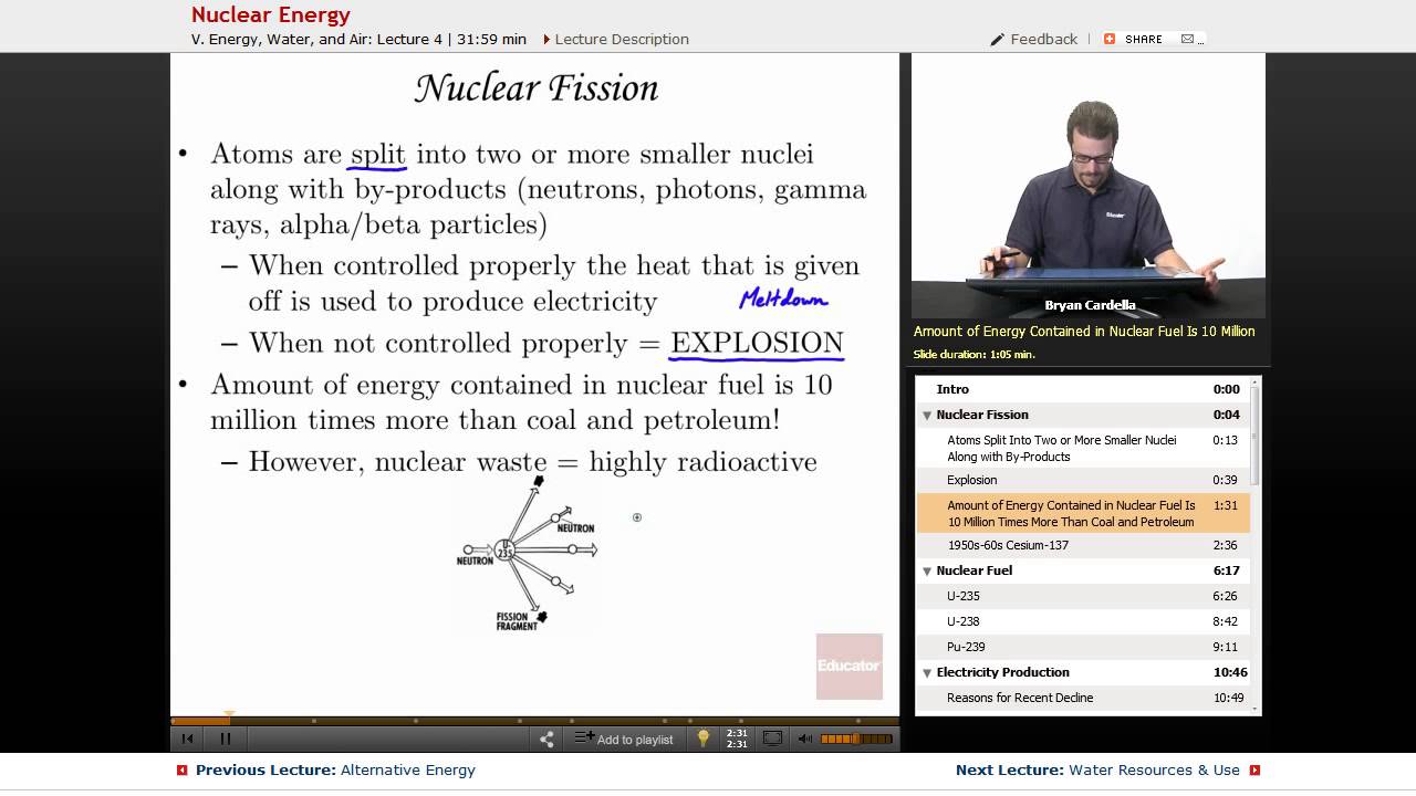 “Nuclear Energy” | AP Environmental Science with Educator.com