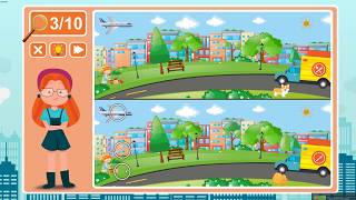 Viki Spotter: Megapolis, Level 13 Walkthrough, 1080p/60FPS.