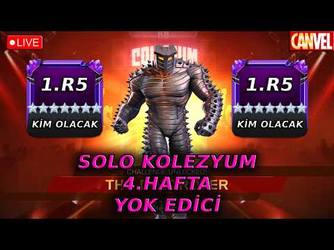 🔴 SOLO KOLEZYUM 4.HAFTA YOK EDİCİ | BİRİNCİ 7*R5'İMİZ GELİYOR !! SİZCE KİM ?? - MCOC