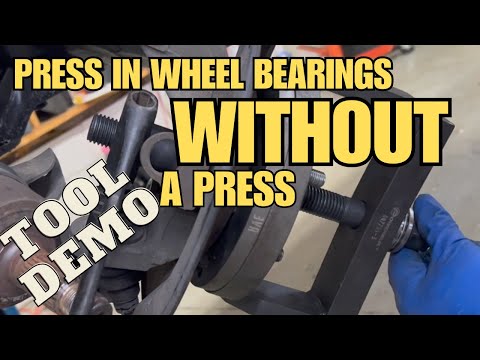 Replacing a Press in Wheel Bearing WITHOUT a press. Powerbuilt 647795 Wheel Bearing Tool 01-05 Civic