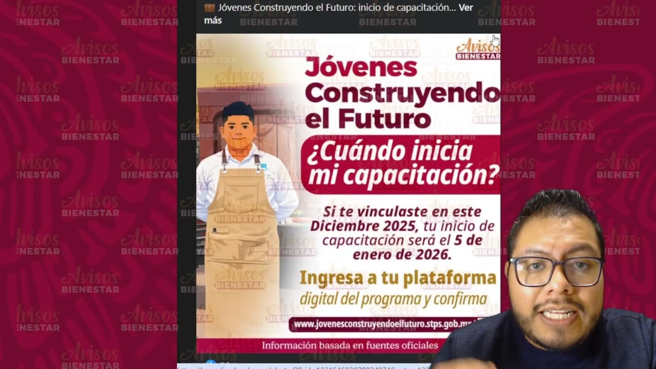 INICIO DE CAPACITACION! si te registrarte a la beca jovenes construyendo el futuro en diciembre 2025