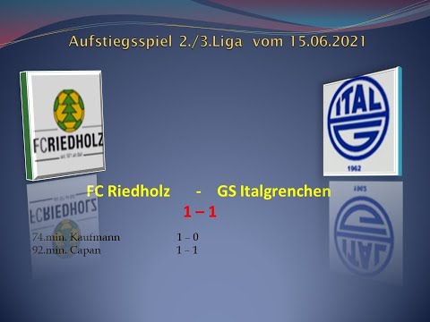 Aufstiegsspiel 3./2.Liga  FC  Riedholz - GS Italgrenchen