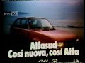 ALFASUD ALFA ROMEO 1980 Spot 80s