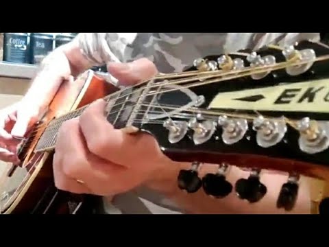 Eko Ranger Vintage EQ 12 String Acoustic + Pink Floyd Breathe Demo