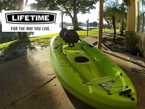 Review (Part 2) of Affordable Kayak Kokanee filmed with (Turnigy Action Cam) Tandem sit on top SOT