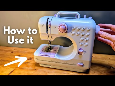 Manual & Instructions - Mini Sewing Machine FHSM 505 - Portable & Multifunctional Household Model