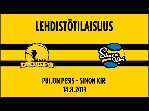14.08.2019 Lehdistötilaisuus Puijon Pesis - Simon Kiri