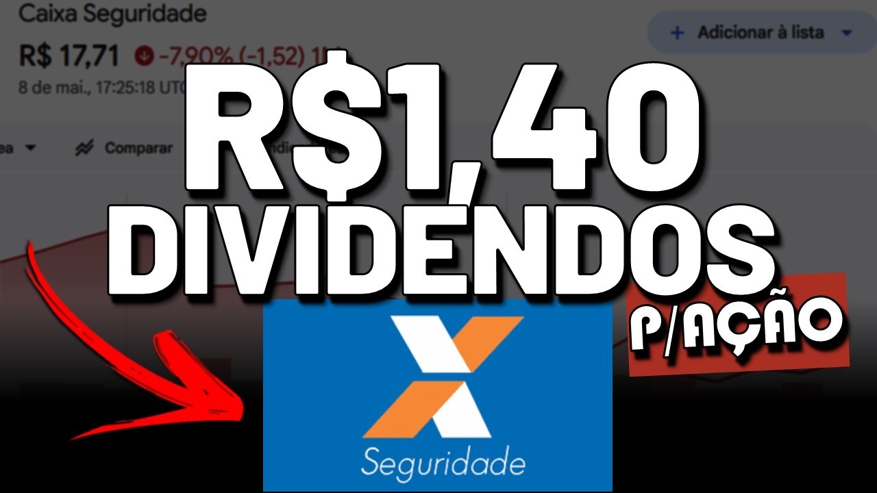 💰 VÃO PAGAR RECORDE DE DIVIDENDOS NA CAIXA SEGURIDADE. VALE A PENA INVESTIR AÇÕES CXSE3? BBSE3