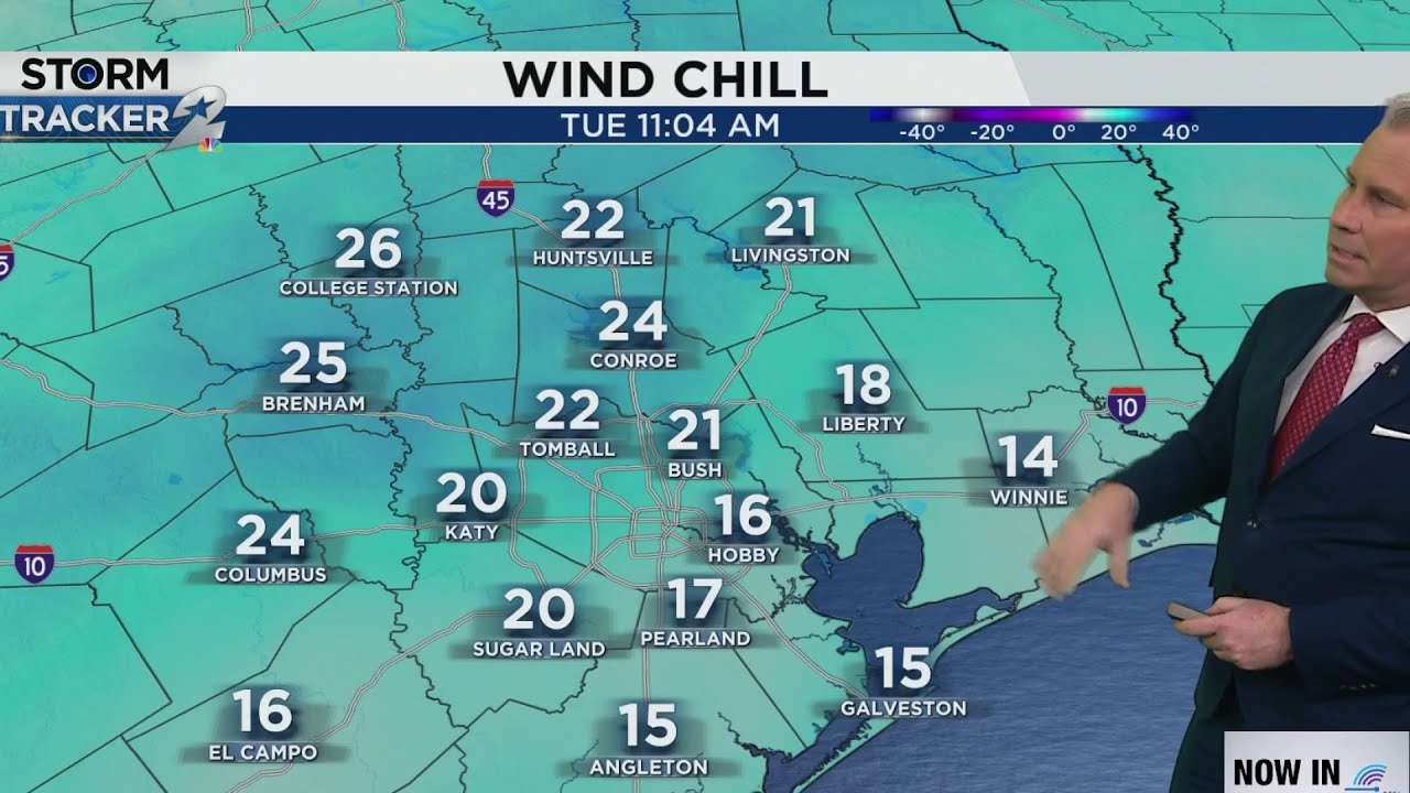 11 am update: Houston area reporting several inches of snow