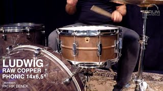 Video thumbnail for LUDWIG Raw Copper Phonic 14x6,5" (LC663) by Drumcenter cz