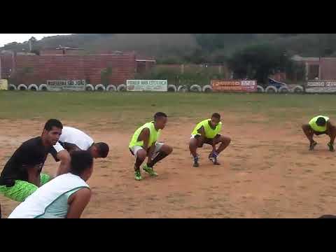 Treino do projeto amor pelo futebol