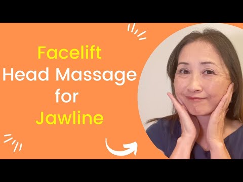 [Anti-Aging] Facelift Head Massage for Sharp Jawline