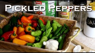 Pickled Peppers ~ Preserving the Harvest ~ Waterbath Canning