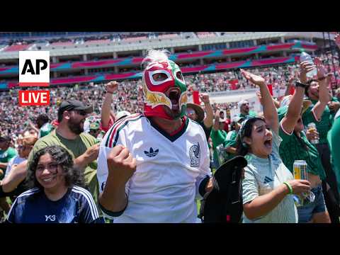 LIVE: Mexico fans celebrate 2-0 win in World Cup opener